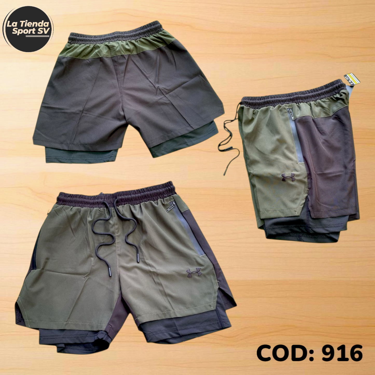 Calzoneta con licra importada Under Armor