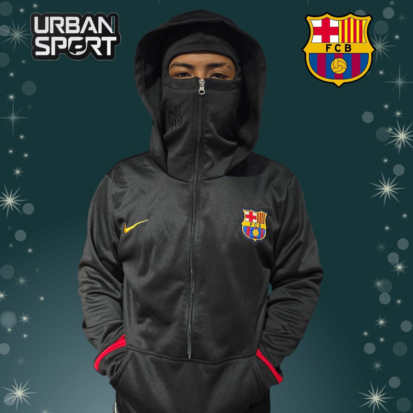 Chamarra FCB DOBLE FONDO