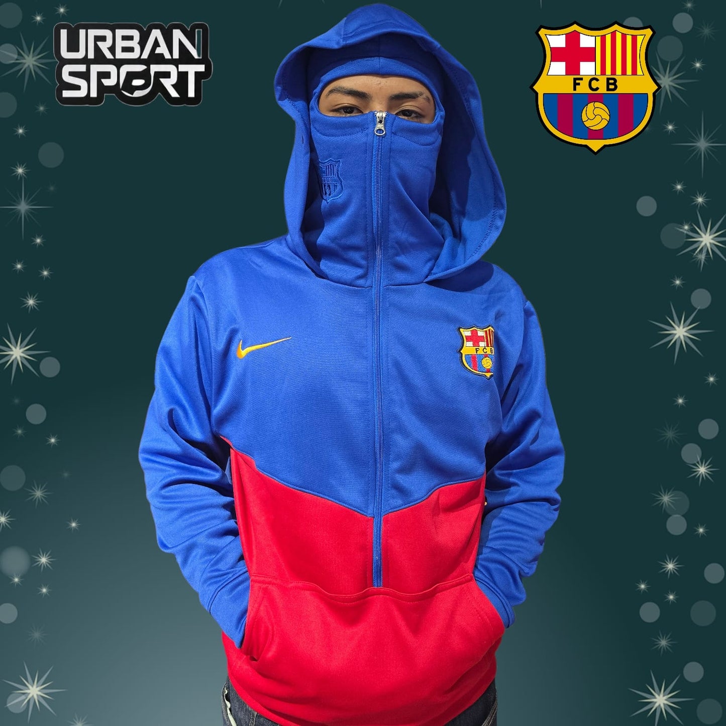 Chamarra FCB DOBLE FONDO