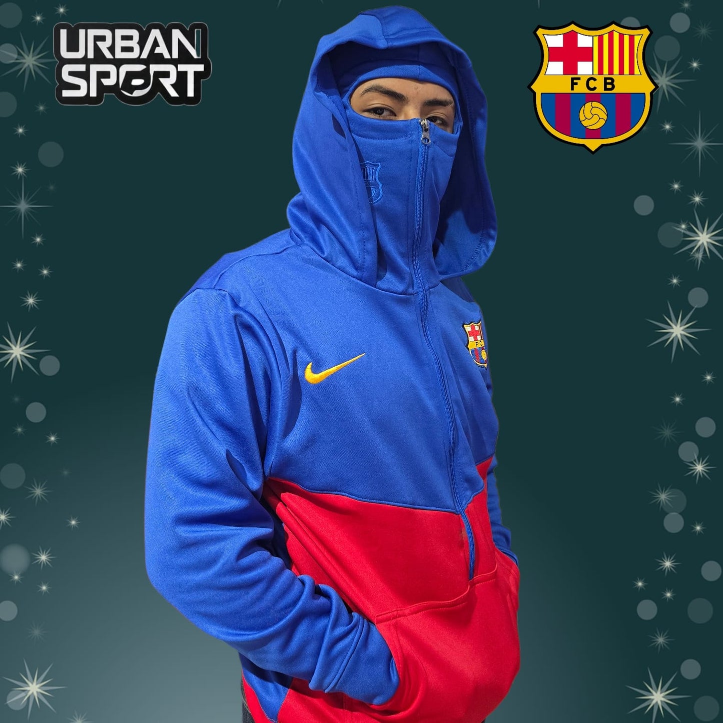 Chamarra FCB DOBLE FONDO