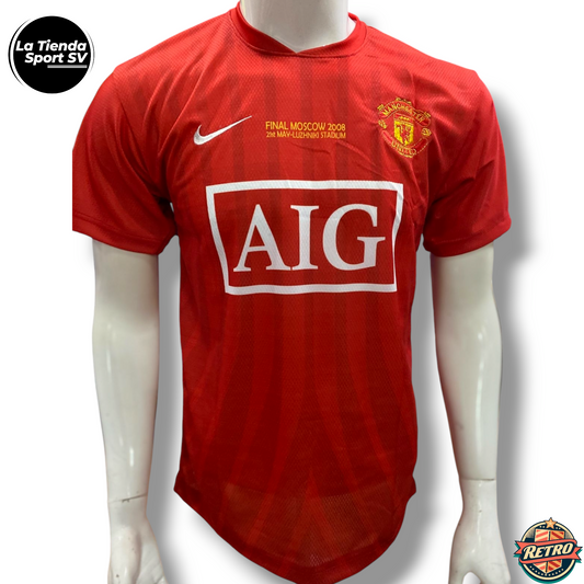 Camiseta Retro Manchester United final 2008